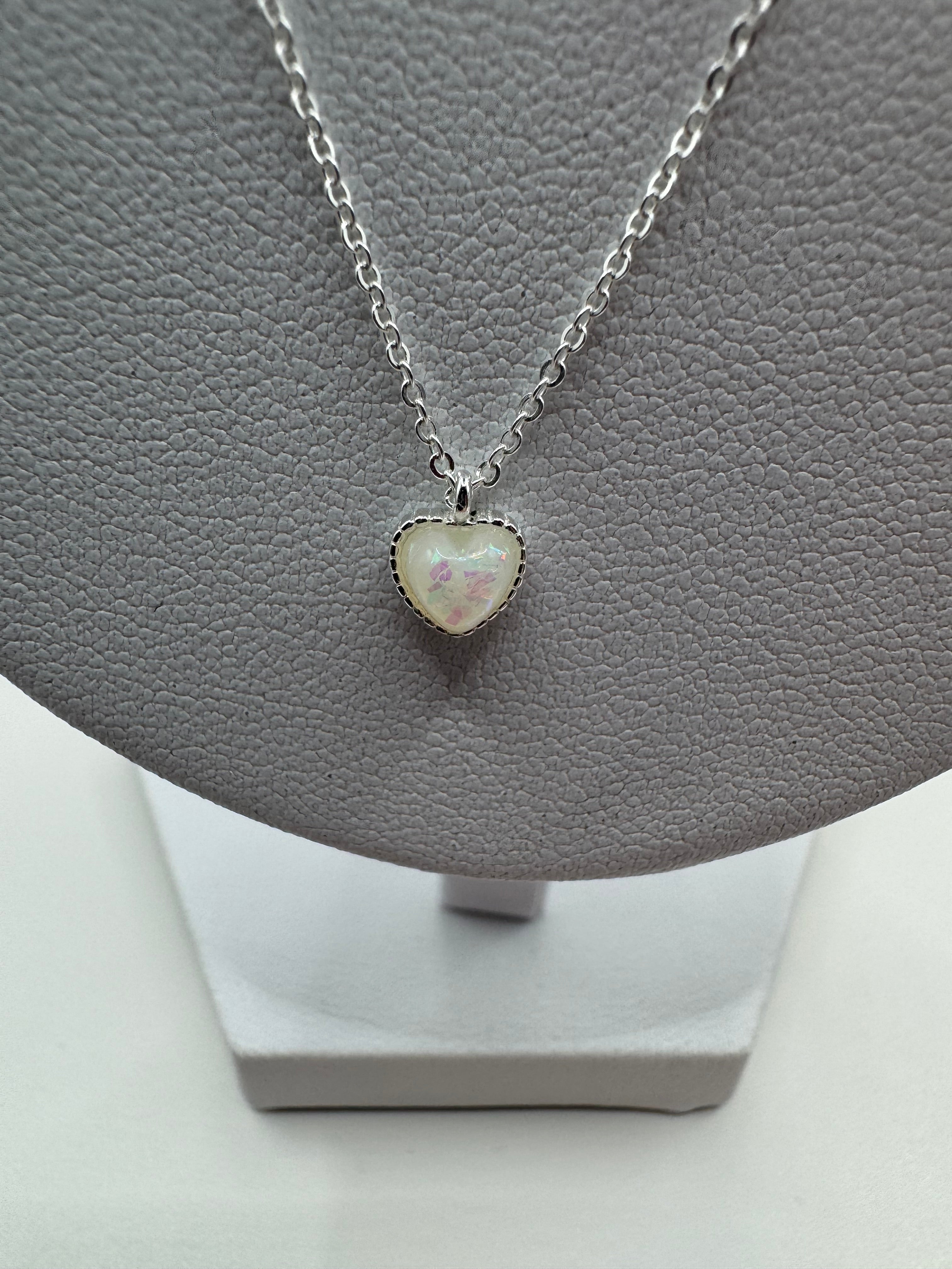 Small Opal heart