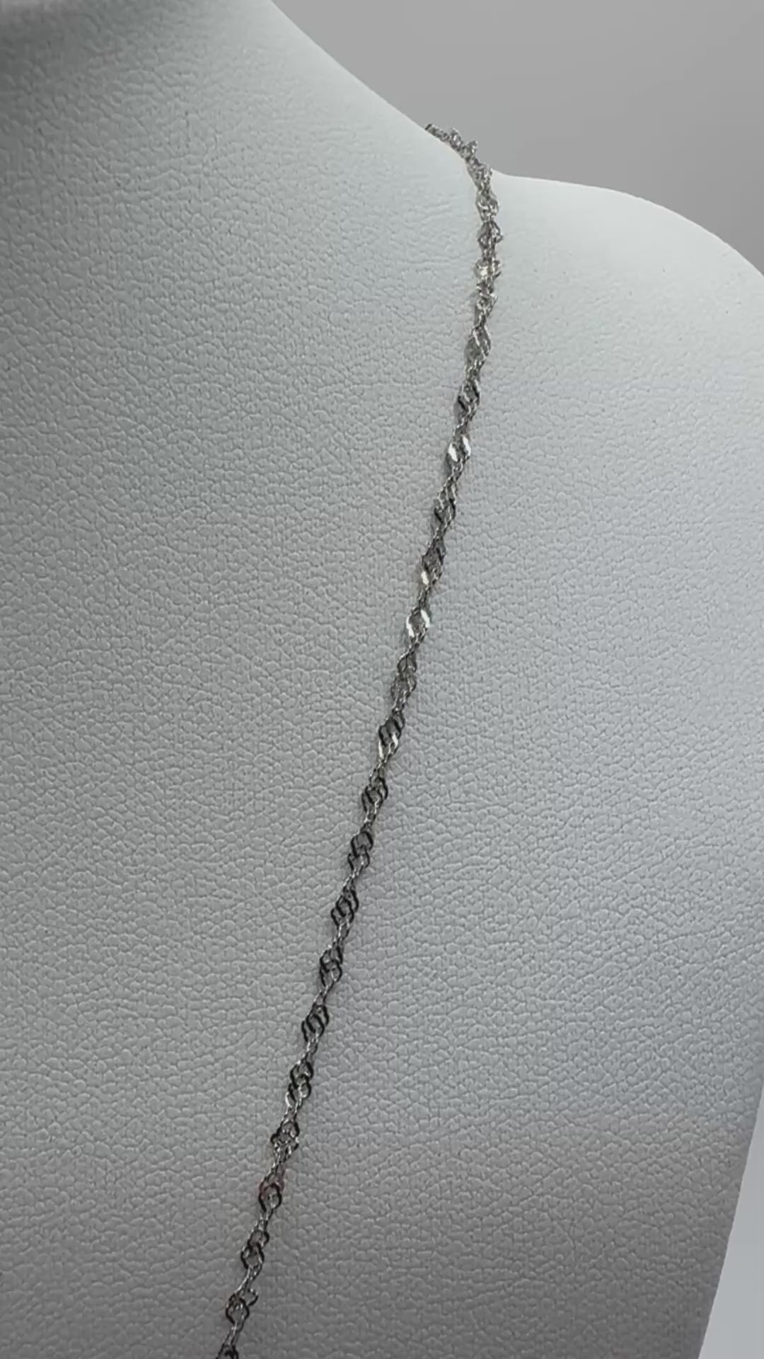 Heart opal necklace